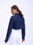 6603 KOT BLUZ-MAVİ resmi